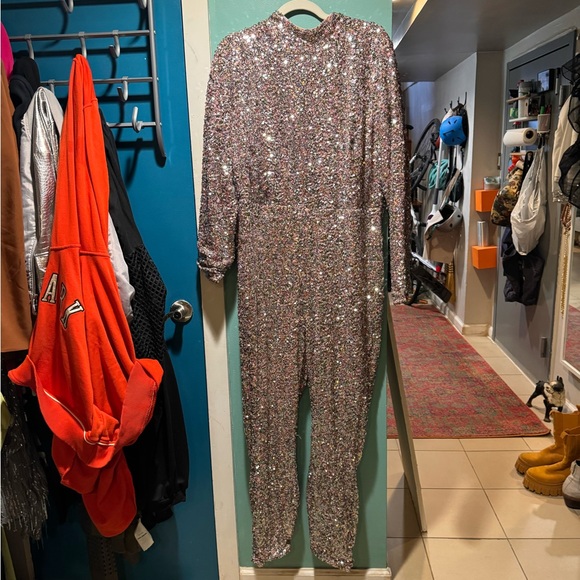 Awesome sequin catsuit. Stunning! - Picture 3 of 8